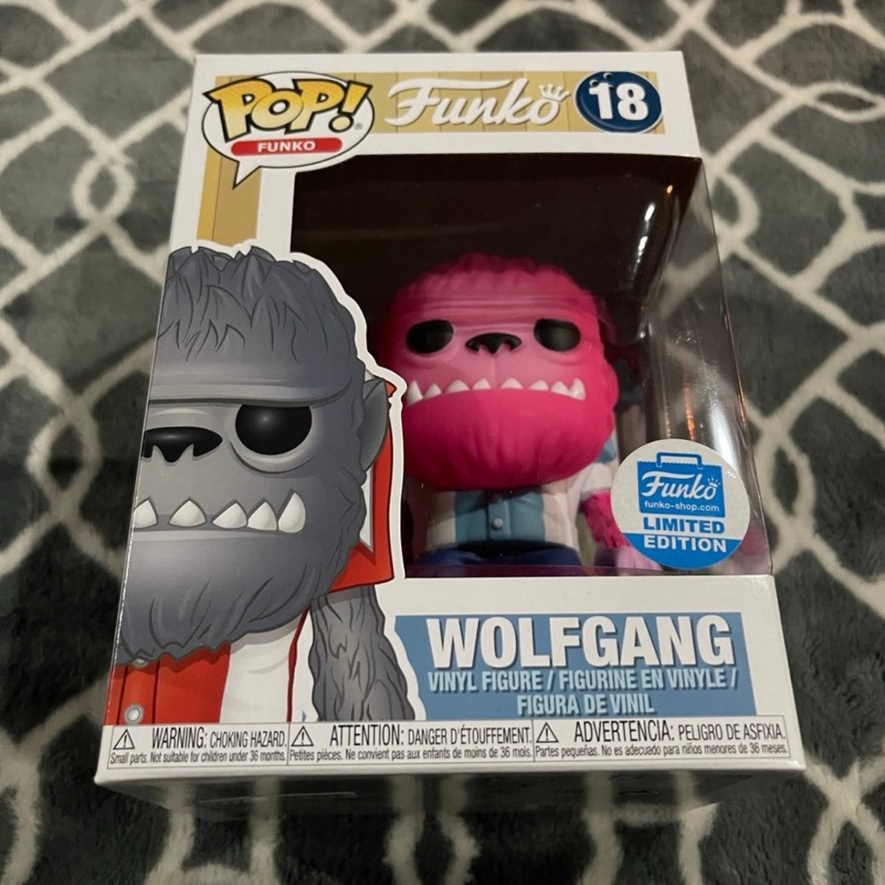 Wolfgang ( PINK ) #18 Funko Limted Edition Exclusive ! VAULTED ! Fantastik Plast